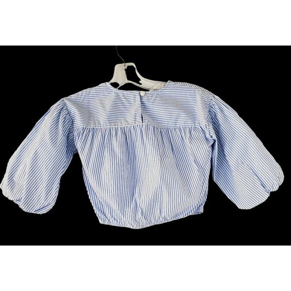 2 Pc Striped Tucker Tate Dress + Something Navy Blouson Top Baby Girl 24 Mo - Picture 5 of 13